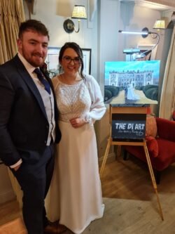 exclusive wedding painting Ireland