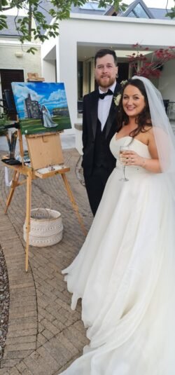 heirloom wedding painting Ireland