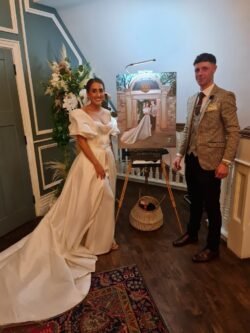 handmade wedding painting Ireland