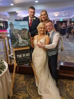 personalized wedding painting Ireland