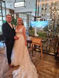 elegant wedding painter Ireland