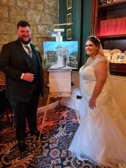 wedding ceremony painting Ireland