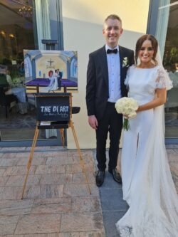 Irish destination wedding art