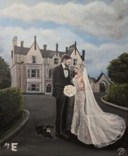 Elegant wedding artist Ireland