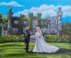 Wedding artist Ireland couple portrait