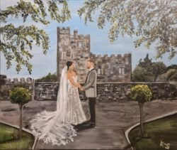 Wedding artist Ireland reception art