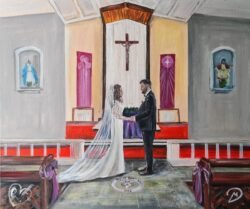 Wedding artist Ireland artwork gift
