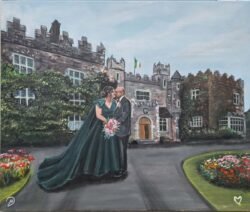 Wedding artist Ireland bridal painting