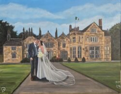 Irish live wedding artist