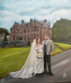 Destination wedding artist Ireland