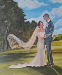 Live painter wedding artist Ireland