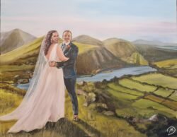 Wedding artist Ireland live art