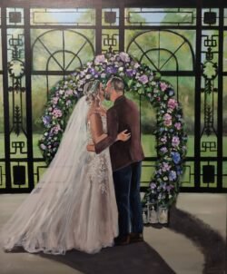 Custom painting wedding artist Ireland