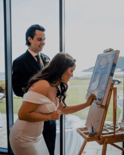 Wedding artist Ireland bespoke painting